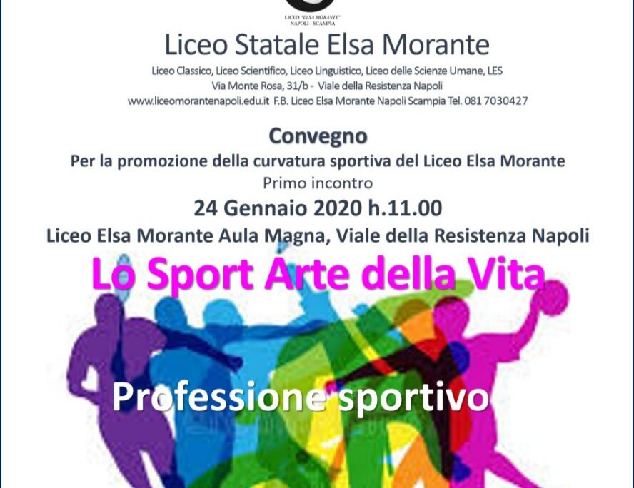 Lo Sport Arte della Vita: al via il percorso sportivo del Liceo “Elsa Morante”