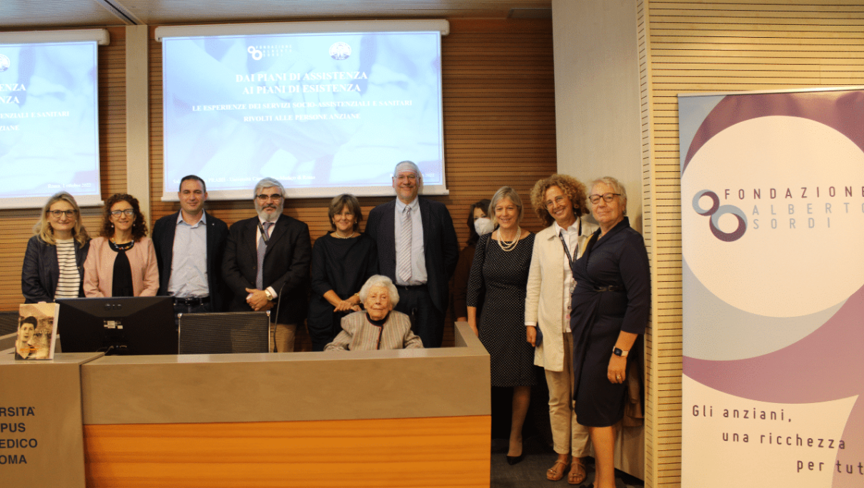 “Dai piani di assistenza ai piani di esistenza”, il seminario promosso da Fondazione Alberto Sordi e Campus Bio-Medico di Roma